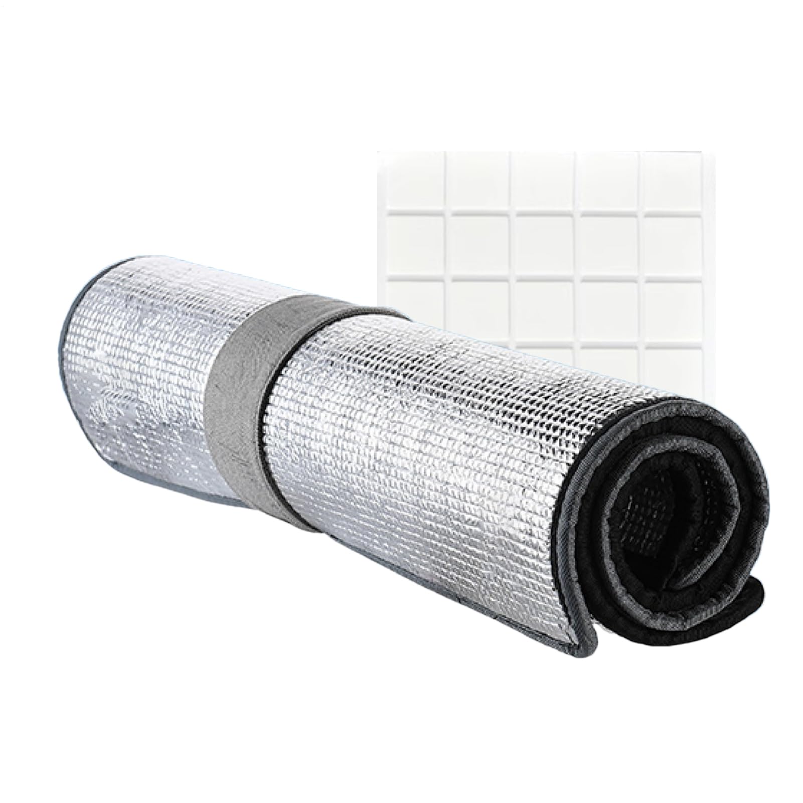 Window Insulation Film, Insulated Aluminum Film Double Sided, Reflective Foil Insulation Film, Window Insulation Kit for Wall, Attic, Sunroom, Roof
