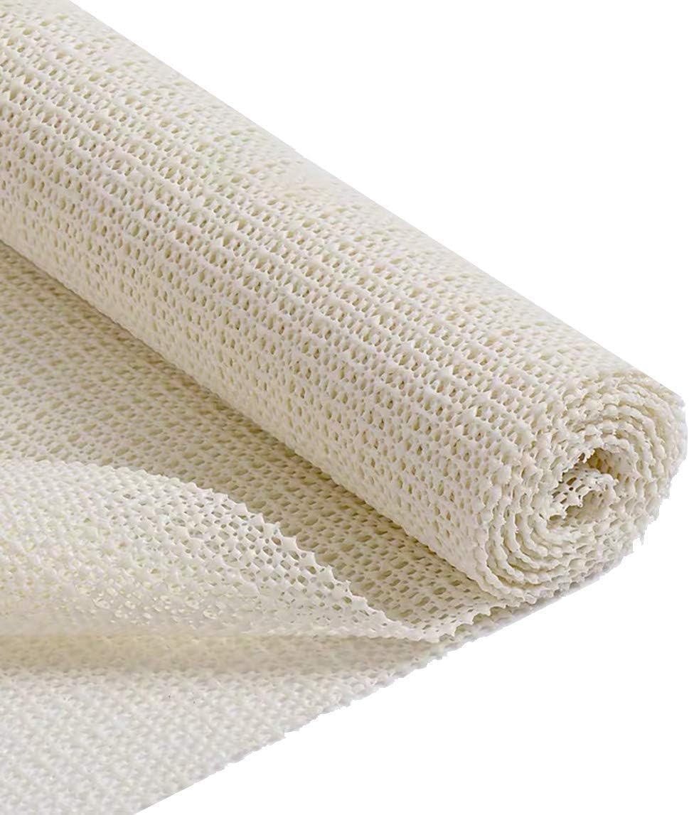 Athvcht 滑り止めシート 幅200×長さ200cm 地震対策 滑り止めマット 自由カット 吸音 変形しにくい 床傷防止 すべりどめシート ノンスリップシート 家庭用 業務用 床、テーブル、車用 振動吸収シート 耐震 防ダニ 抗菌 通気性 家具 室内 環境に優しい素材 幅200×長さ200cm