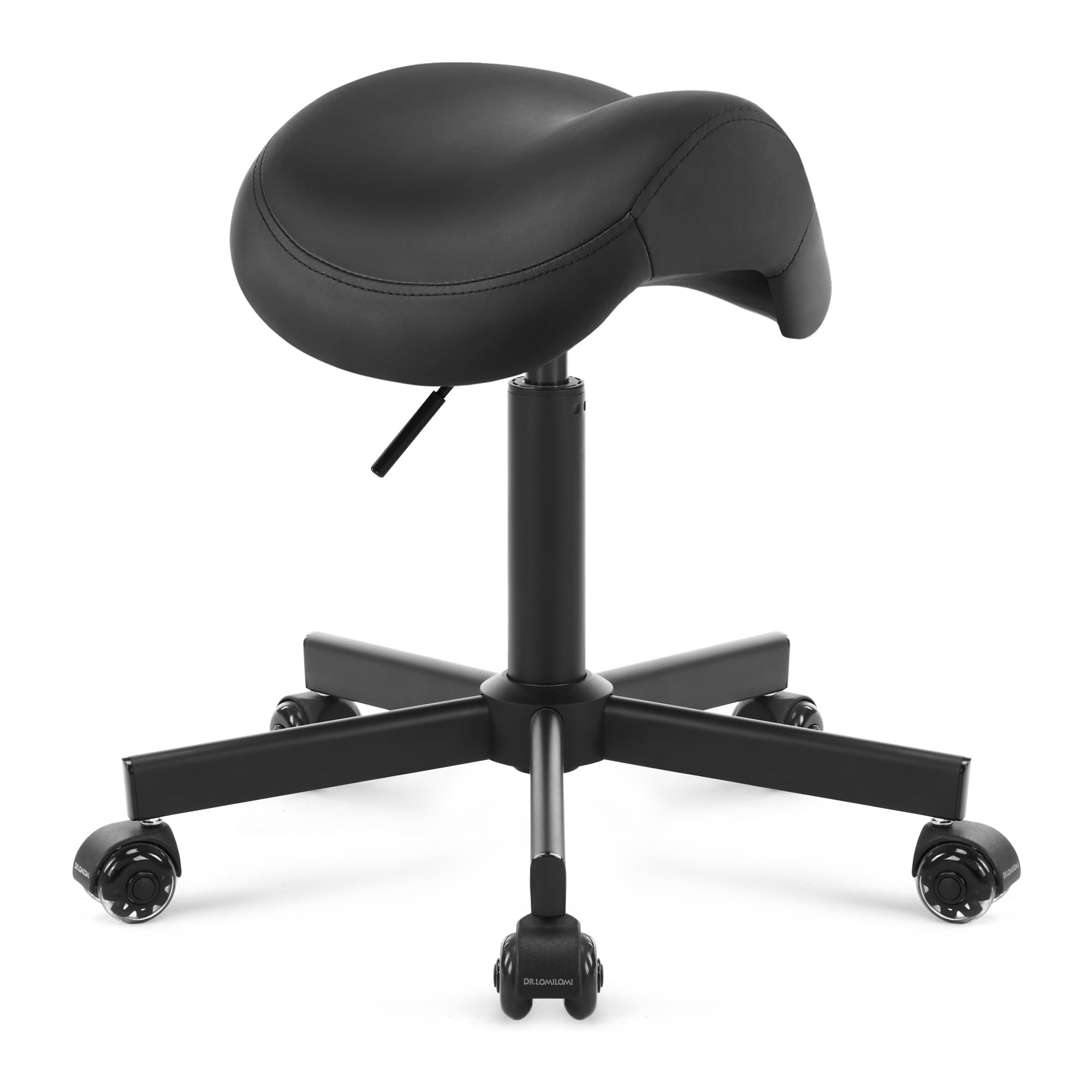 Ergonomic Saddle Stool Haku 506, Matte Black