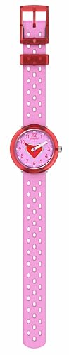 Flik Flak Girl Kids Watch Biosourced Quartz Waterproof Fizz in Pink2