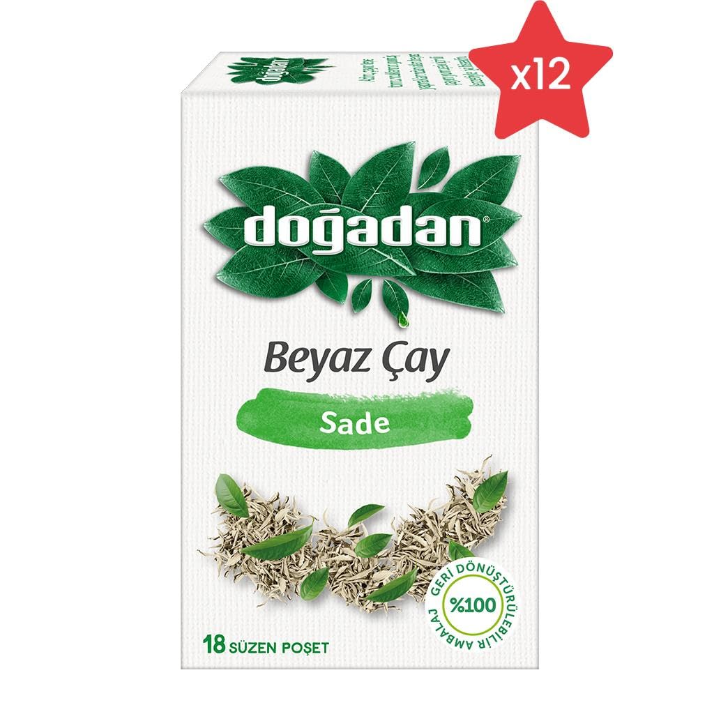 Dogadan Beyaz Çay Sade x 12