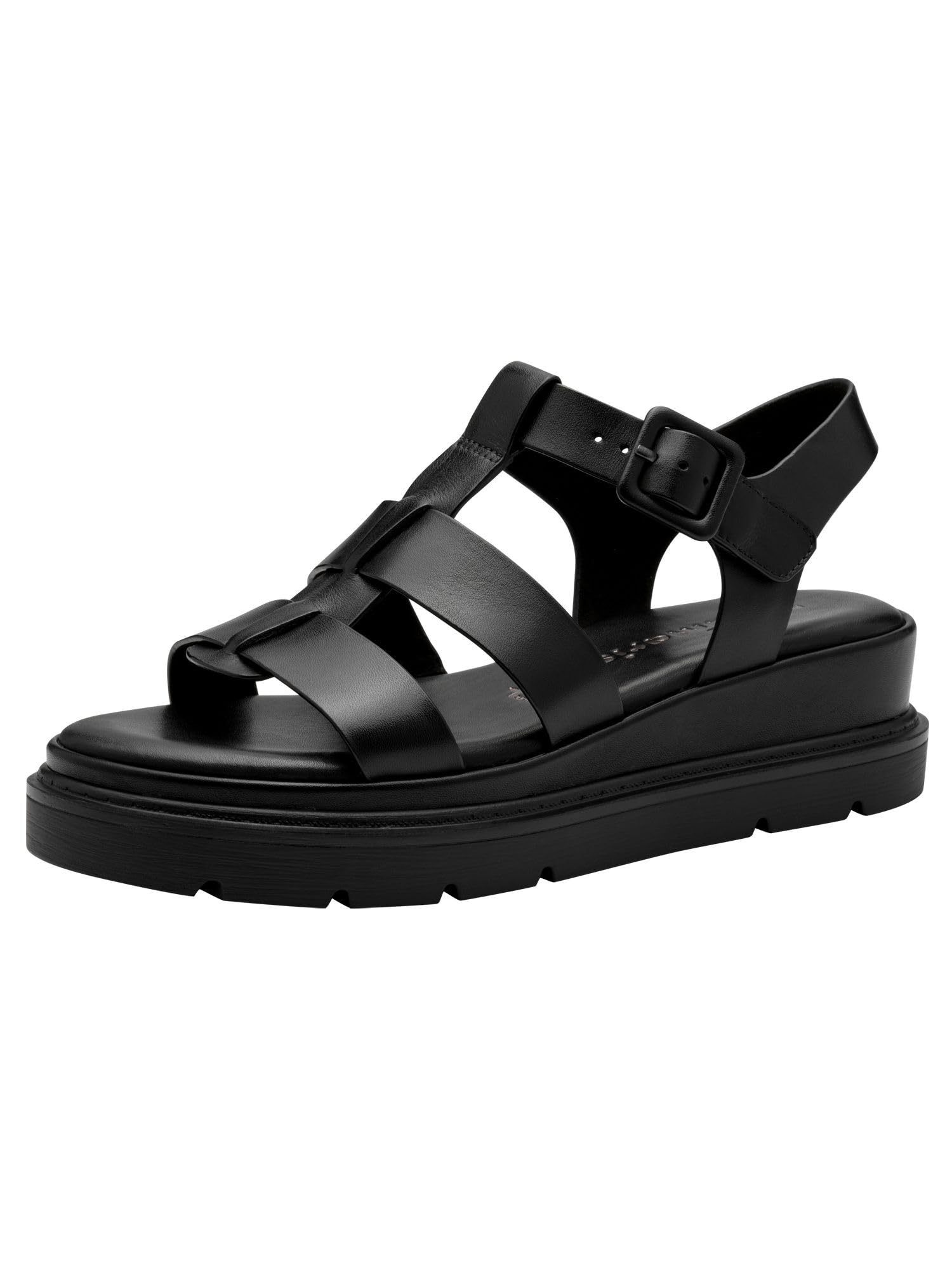 Tamaris Women's Comfortable Sandals, black, 6.5 UK