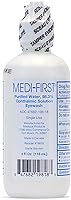 Medi-First 19818 Sterile Eyewash - 4oz Eye Rinse Solution for Quick Particle Flush, Tamper-Evident Portable First Aid