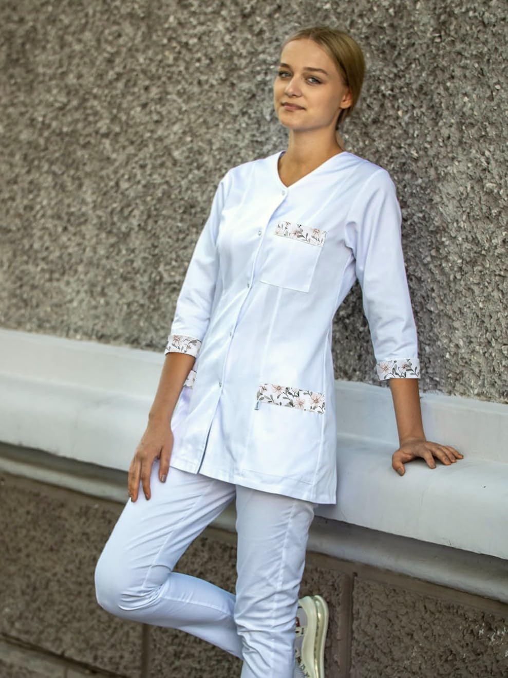 Damen Schlupfkasack Paradis 3/4 Arm | Scrubs, Pflege, Ärzte, Ärztinnen