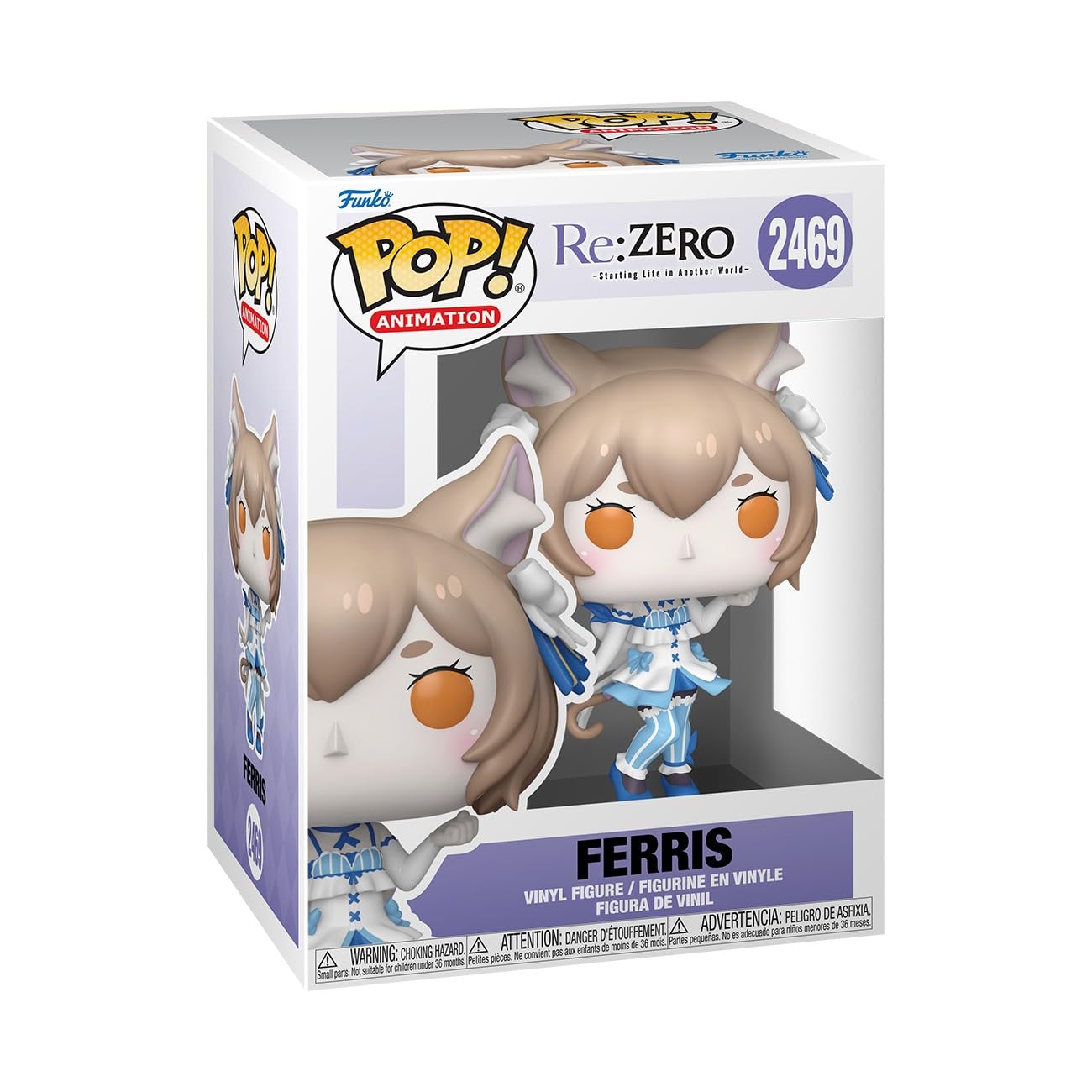 Funko POP! Animation: re:ZERO - Ferris with Chase - 1 in 6 chance of receiving the rare Chase variant - Collectable Vinyl Figure - Gift Idea - Official Merchandise - Toys For Kids & Adults