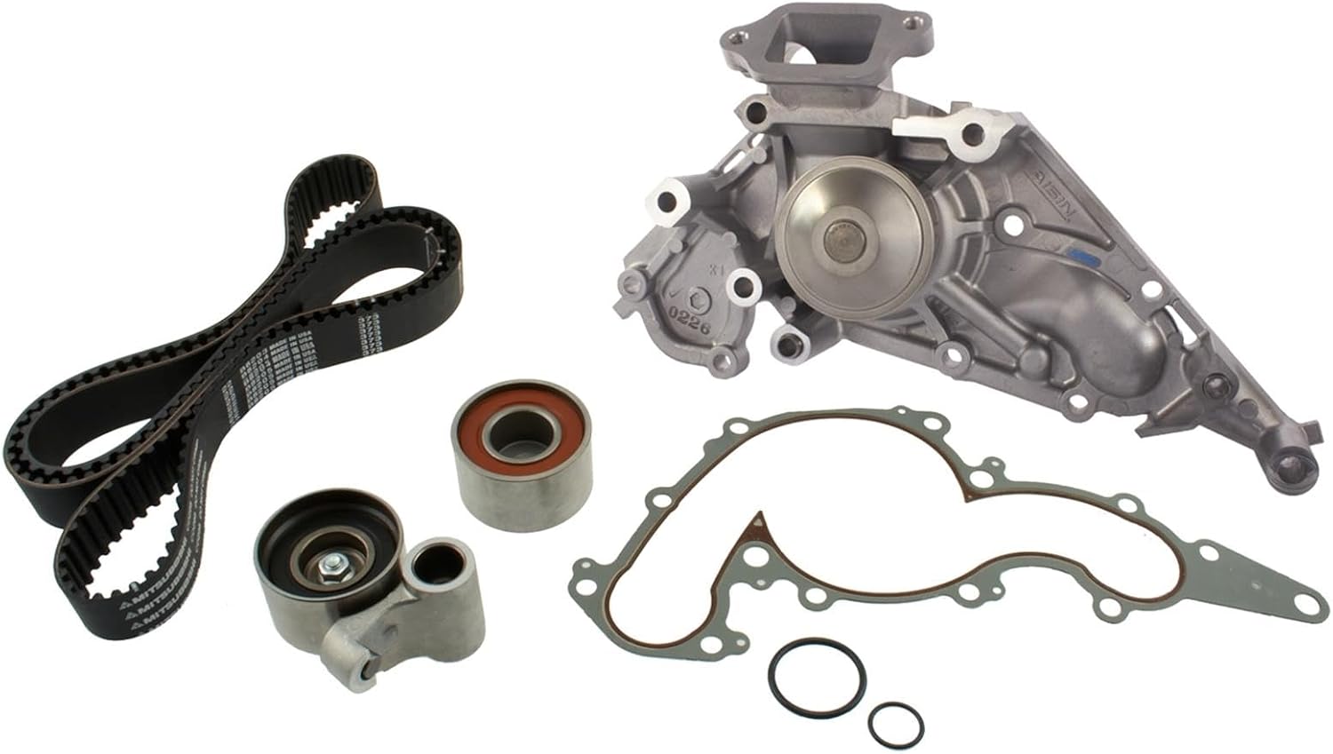 AISIN GENUINE TKT-001 Engine Timing Belt Kit with Water Pump - Compatible with Select Lexus GS400, GS430, GX470, LS400, LS430, LX470, SC400, SC430 Toyota 4Runner, Land Cruiser, Sequoia, Tundra