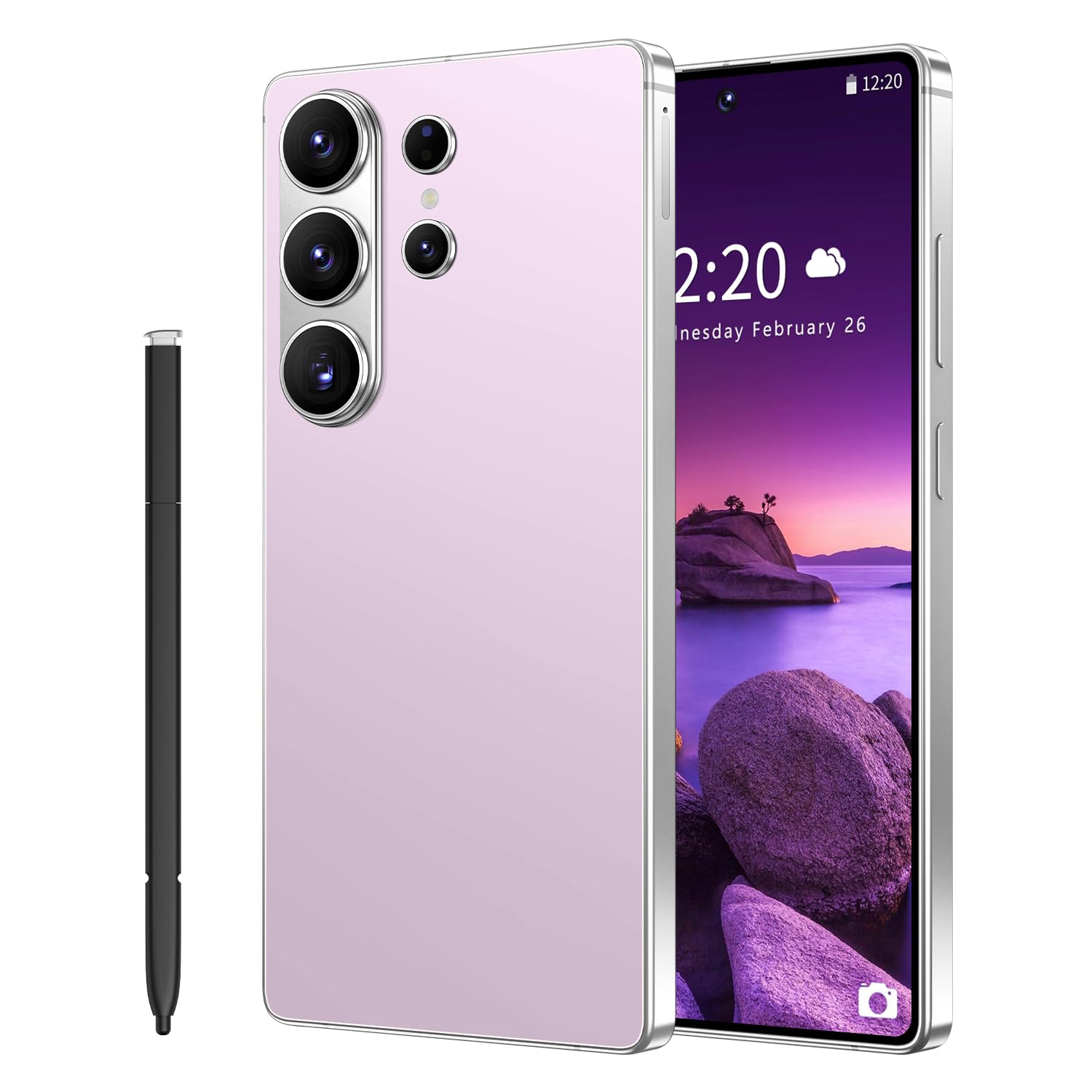 WWT 26 Ultra Unlocked Phone,Android 15 12+512GB Smartphone,Built in Pen The Phone,Cell Phone Battery 7000mAh 6.99" HD Screen,Dual SIM/5G/Face ID/Fingerprint Lock/GPS (Deep Blue, 12+512GB) — view 7