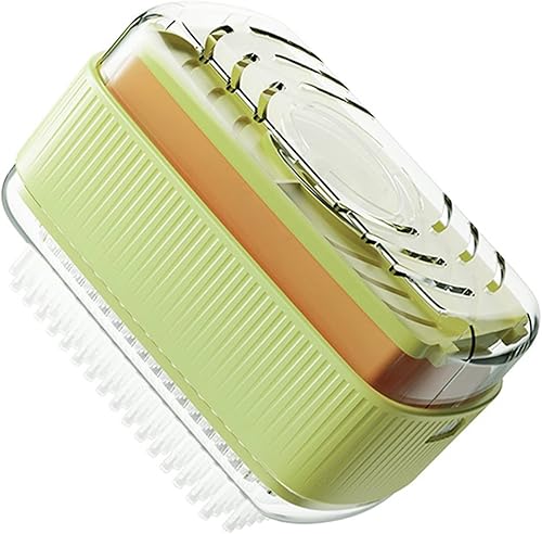 Miniatura 9 de Qoyntuer Caja de jabón espumosa con rodillo de burbujas para lavandería caja de jabón de almacenamiento de limpieza de jabón dispensador de rodillos