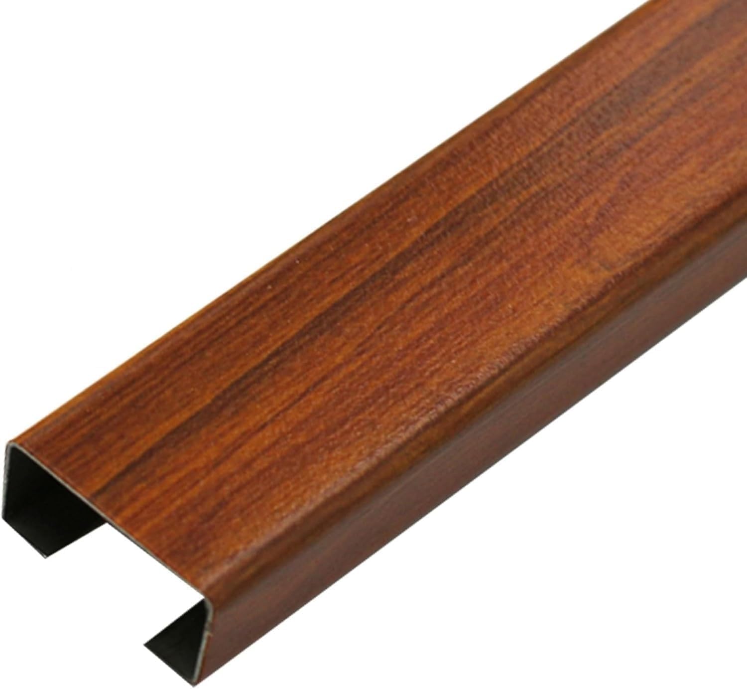 Corrector de cable autoadhesivo 30x15 mm veta madera protector suelo 1m 8