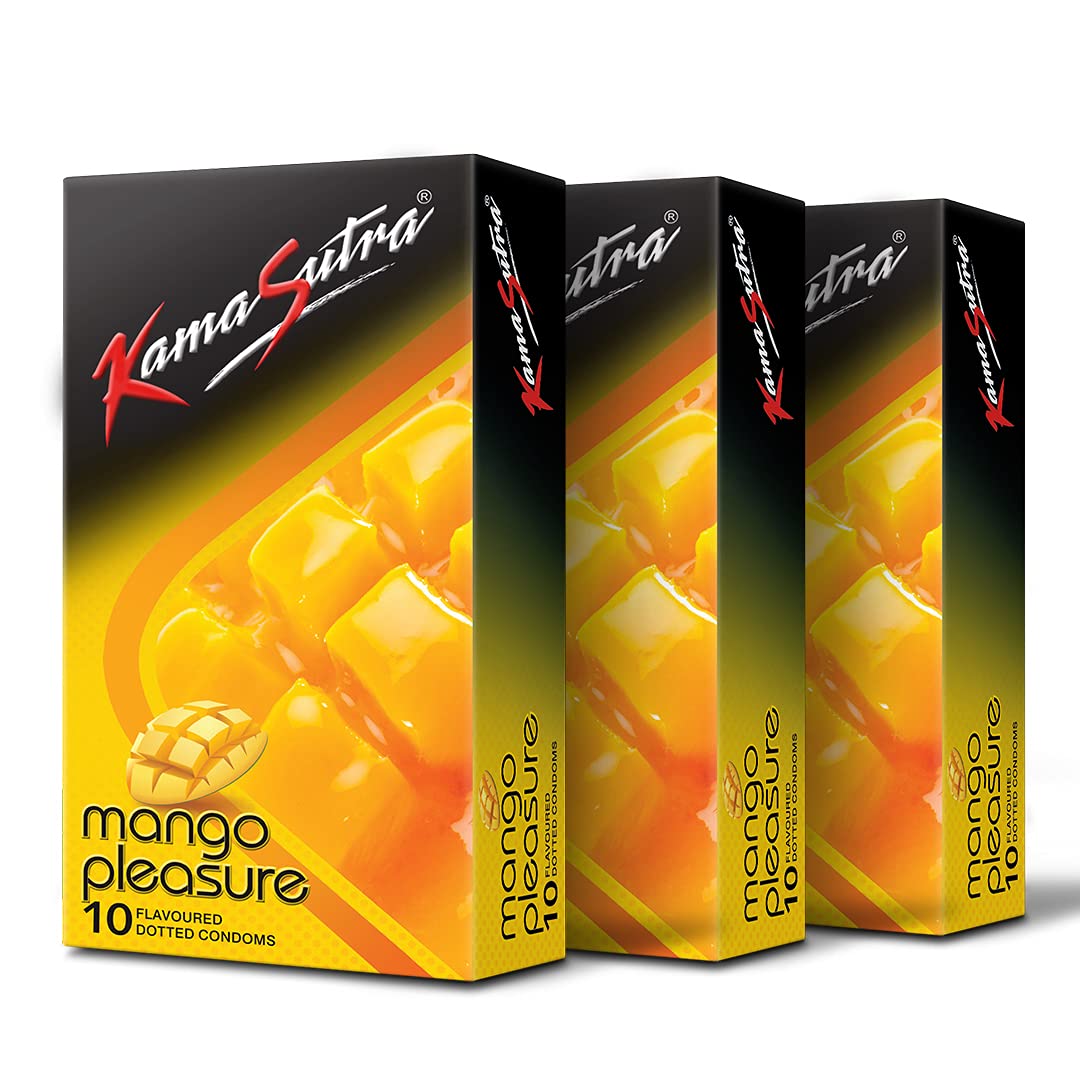 KamaSutra Mango Flavored Condoms for Men 10 Count, Pack of 3-picture-27
