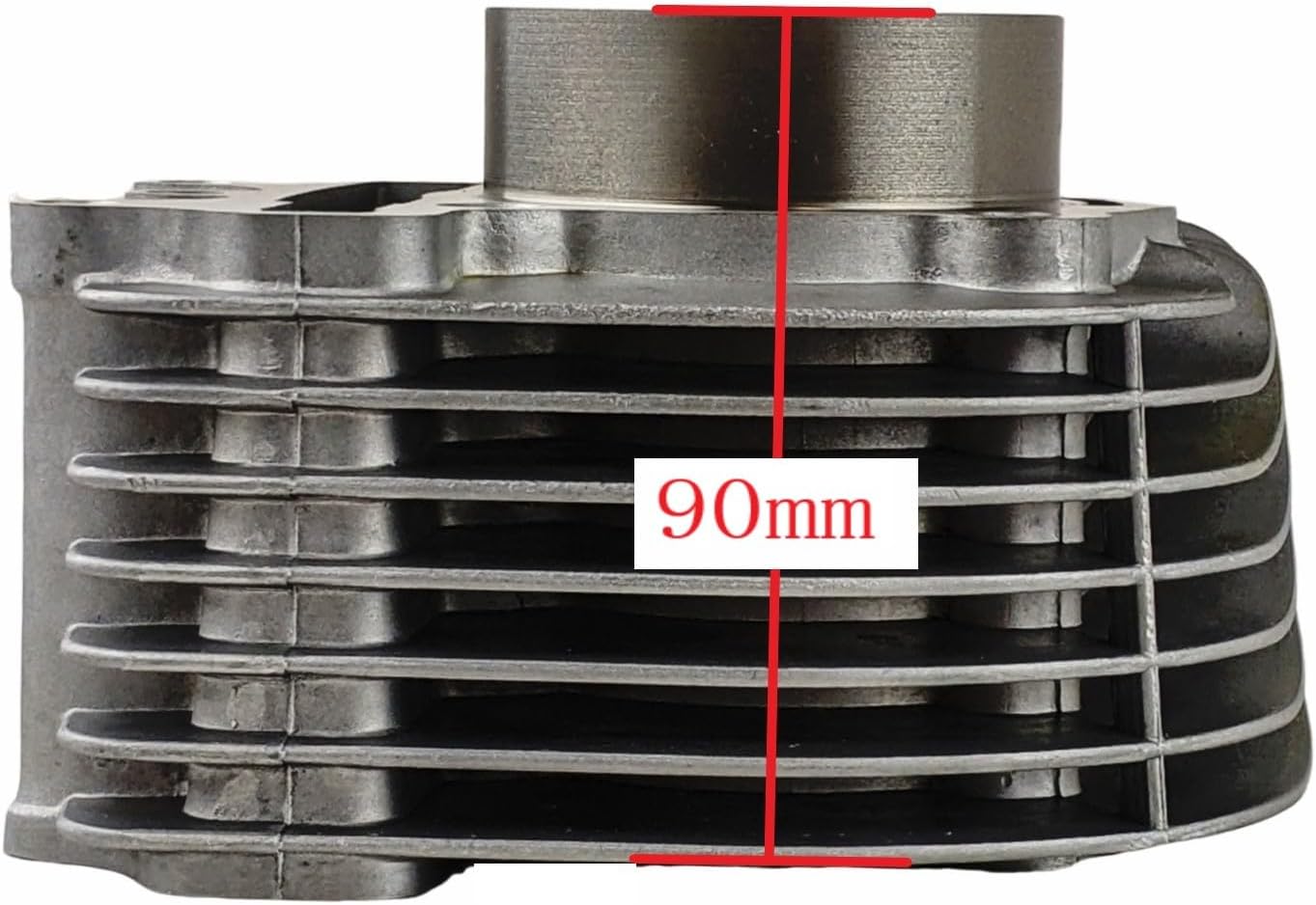 RedCap 61mm Big Bore Cylinder Piston Kit with Gaskets & Rings Compatible with Honda CRF70 XR70 Chinese 70cc 4-Stroke Engines TaoTao Coolster Apollo Roketa Sunl ATVs Dirt Pit Bikes & More