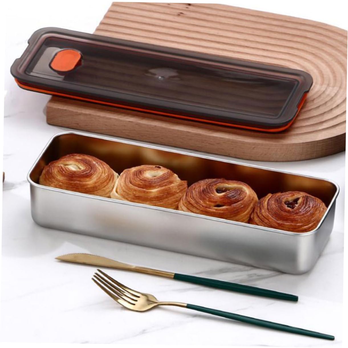 MAGICLULU 5 Piezas Caja De Tocino De Res Recipientes Sellados Para Alimentos Herméticos Refrigeradores De Cocina Encargado Del Tocino Contenedor De Almacenamiento De Tocino Polipropileno