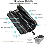 RONSIN Crossbody Bag for Women Wristlet Wallets with RFID Card Small Clutch Purses for Party Prom