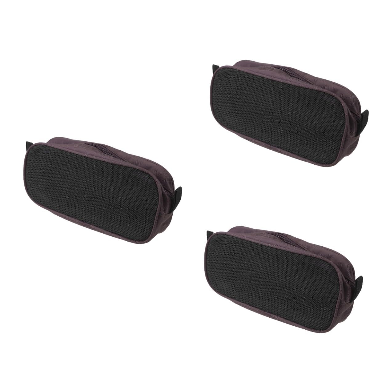 UKCOCO 3 Pezzi Di Custodia Per Cavi in ​​nylon Con Chiusura A Cerniera Per Organizer Elettronico Da Viaggio Essenziale