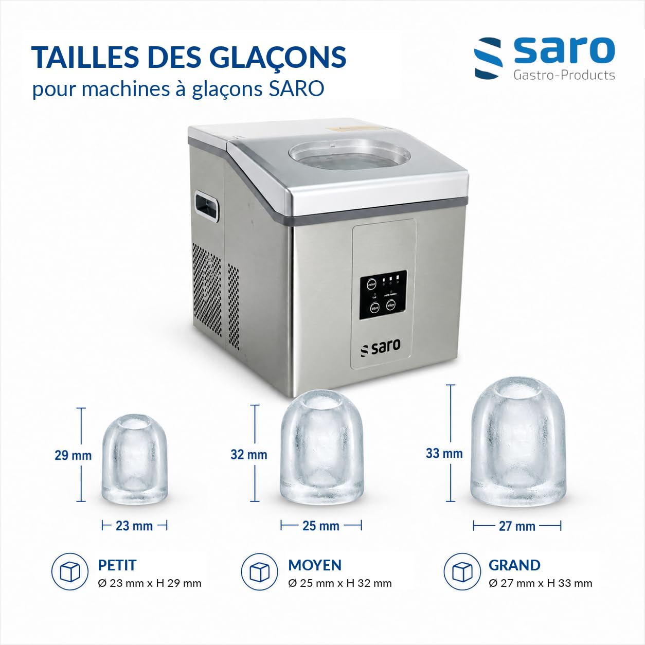 SARO Machine à Glaçons EB 15