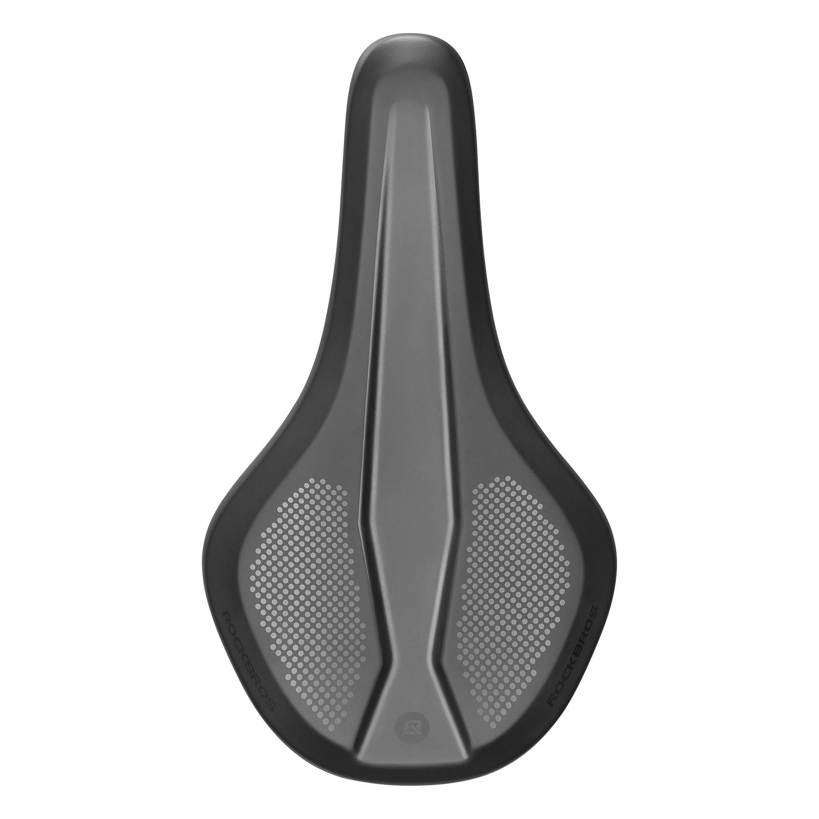 ROCKBROS Bike Seat Comfortable Shock Absorbing Water-repellent Breathable Bike Saddle, PVC Leather Bicycle Accessories for Road & Mountain Bikes
