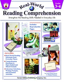 Paperback Real World Reading Comprehension For Grades 3-4 Book