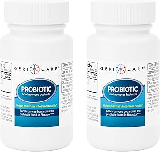 S. Boulardii Probiotic Saccharomyces Boulardii - Probiotics for Digestive Health for Women & Men 500mg Compare to The Active Ingredient in Florastor Probiotic Gut Formula (50 Capsules) (2 Pack)