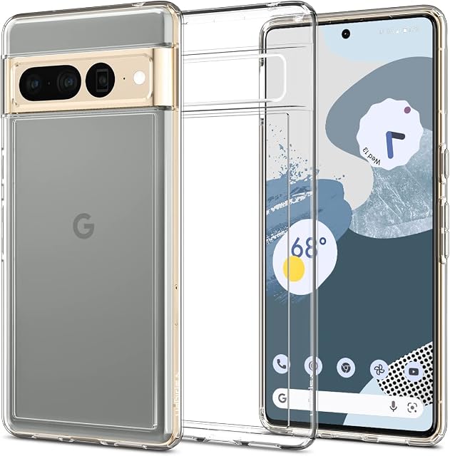 Spigen Ultra Hybrid Case Compatible with Google Pixel 7 Pro - Crystal Clear