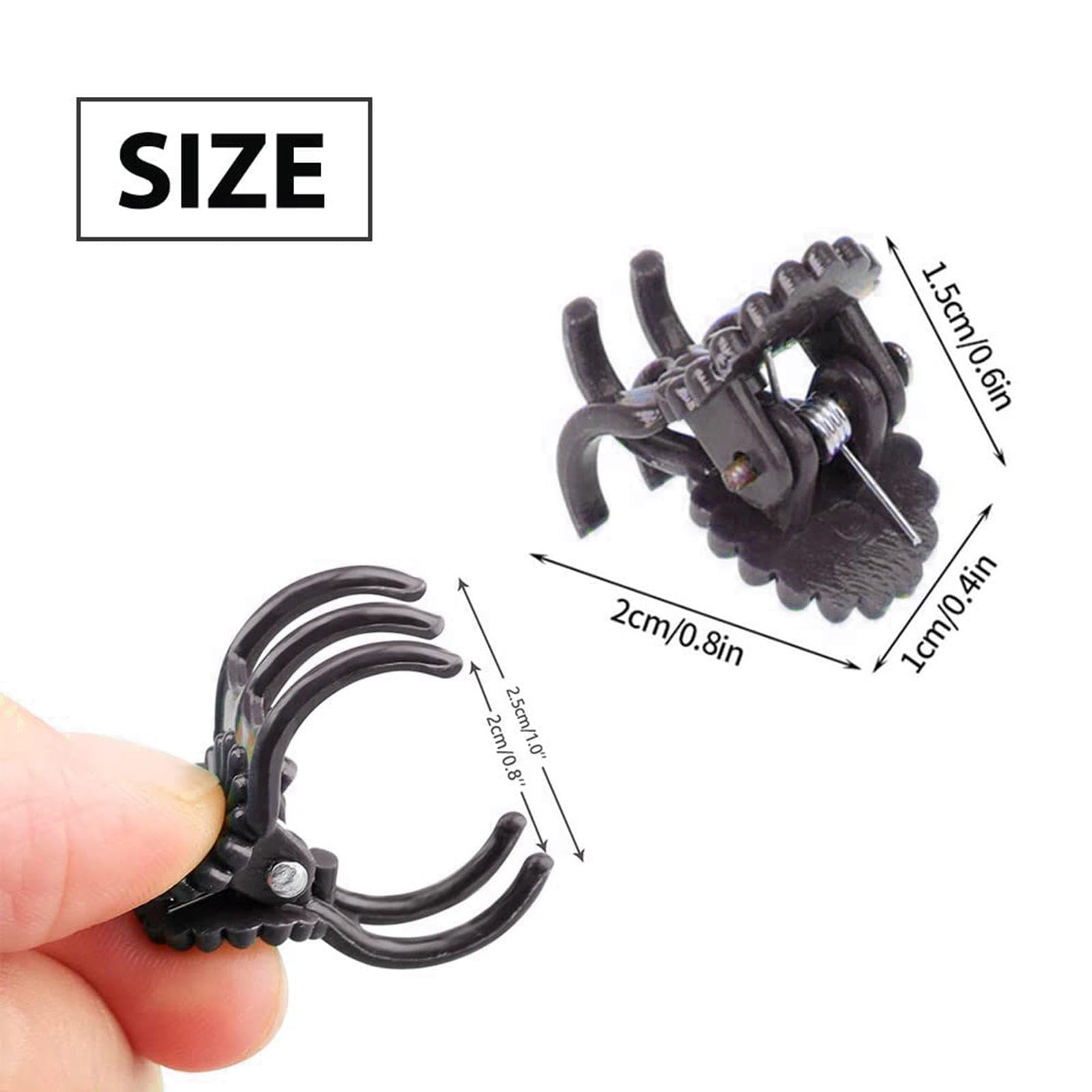 100 Clip Per Orchidee In Vimine - Supporto Piante Da Giardino Con Custodia (1,5 Cm) - Foto 9