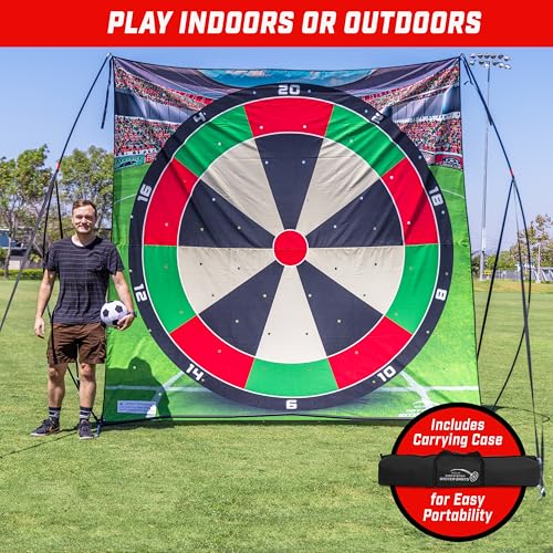 GoSports 10 FT Chip N' Stick Soccer Darts - Giant Kick Darts Game for Kids & Adults - Includes 4 Sticky Soccer Balls, Tote Bag, & Carry Case by GoSports - Image 6