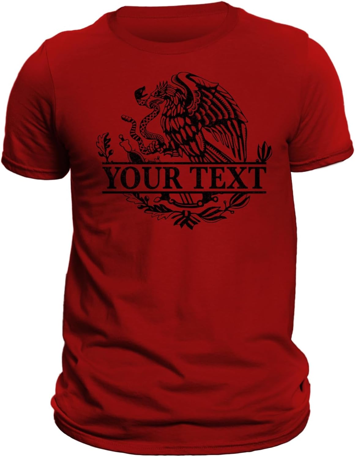 Mexico Mexican Eagle T-Shirt with Personalization Option - Playera Con Aguila De Mexico Personalizable - Image 9