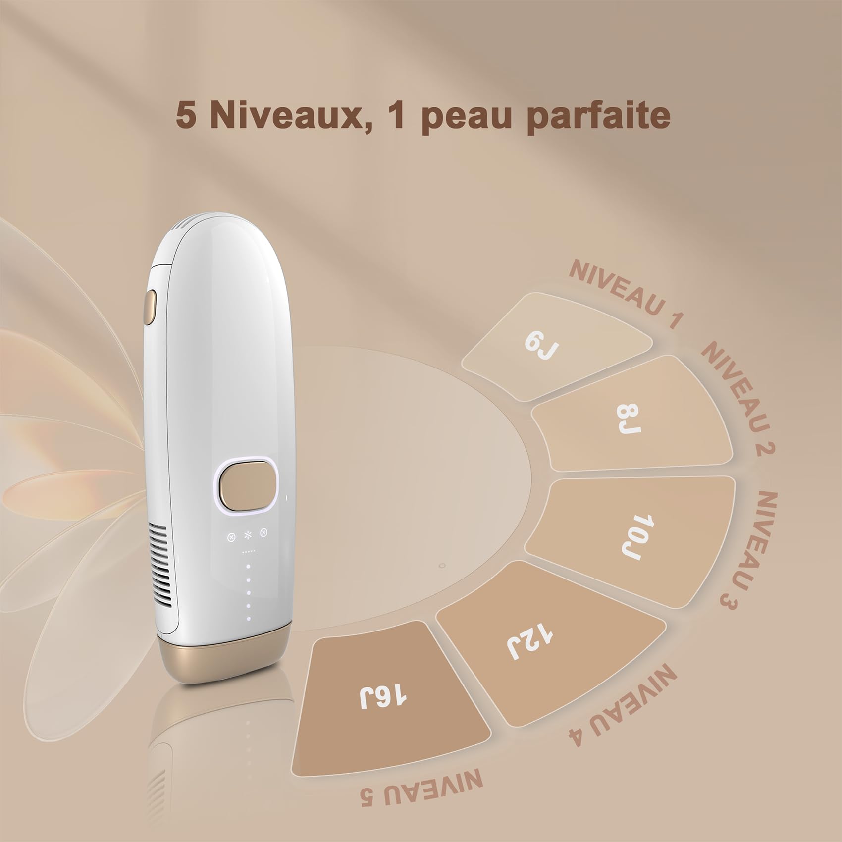 Epilatore IPL, Indolore con Raffreddamento Rapido, Depilazione Durevole per Tutti, Alternativa al Laser, per Corpo e Zona Maglia