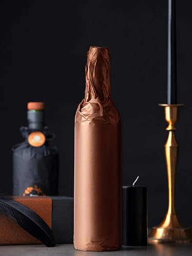 Vista 25 de RUSPEPA Papel de seda para envolver regalos, papel de seda negro para envoltura de regalo, manualidades de arte, bricolaje, bolsas de paquete