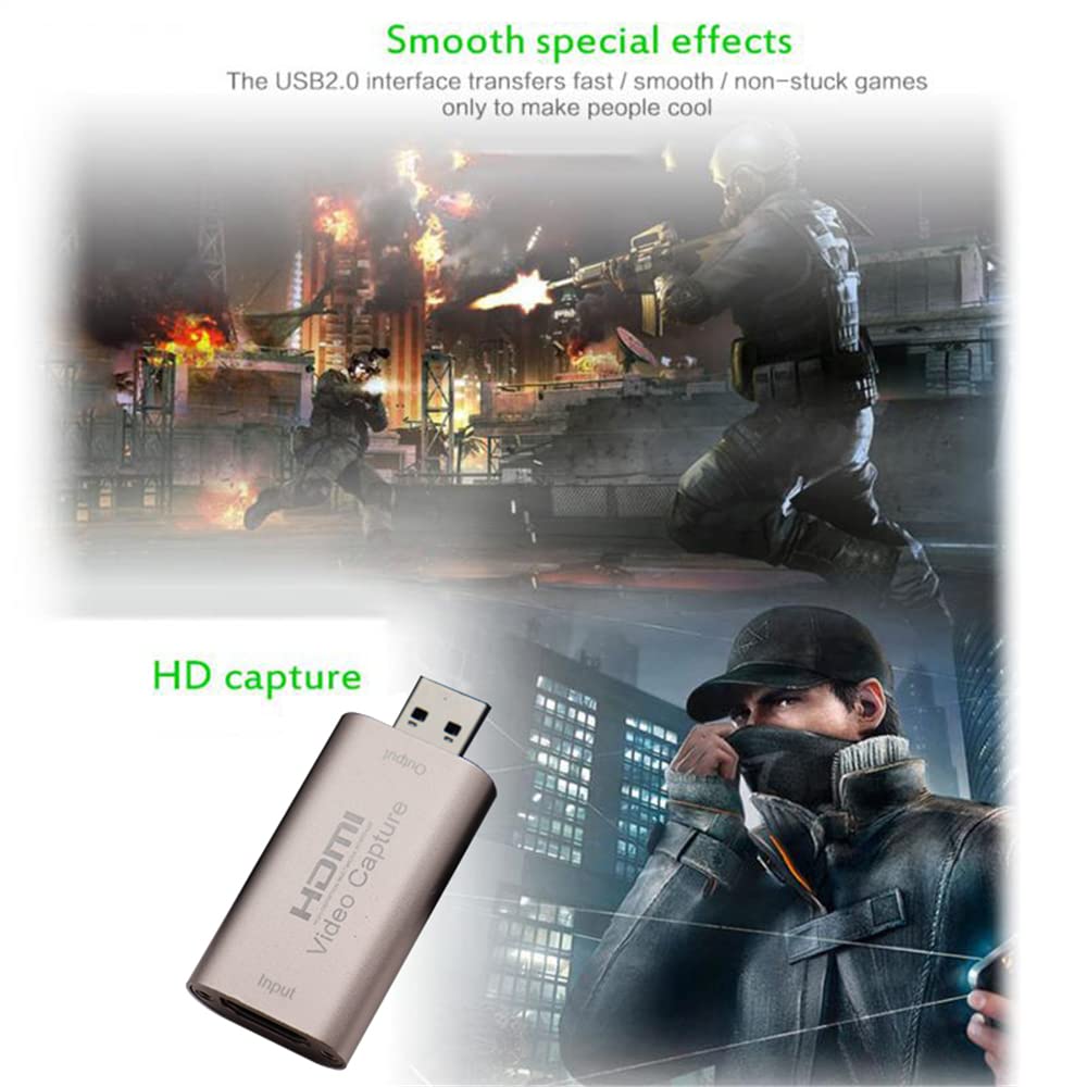 DollaTek Hdmi Capture Card Video Audio Capture Card 4K HDMI na USB 3.0 urz?dzenie do nagrywania wideo do Switch PS4 Xbox Streaming Teaching Video Conference lub Live Broadcasting