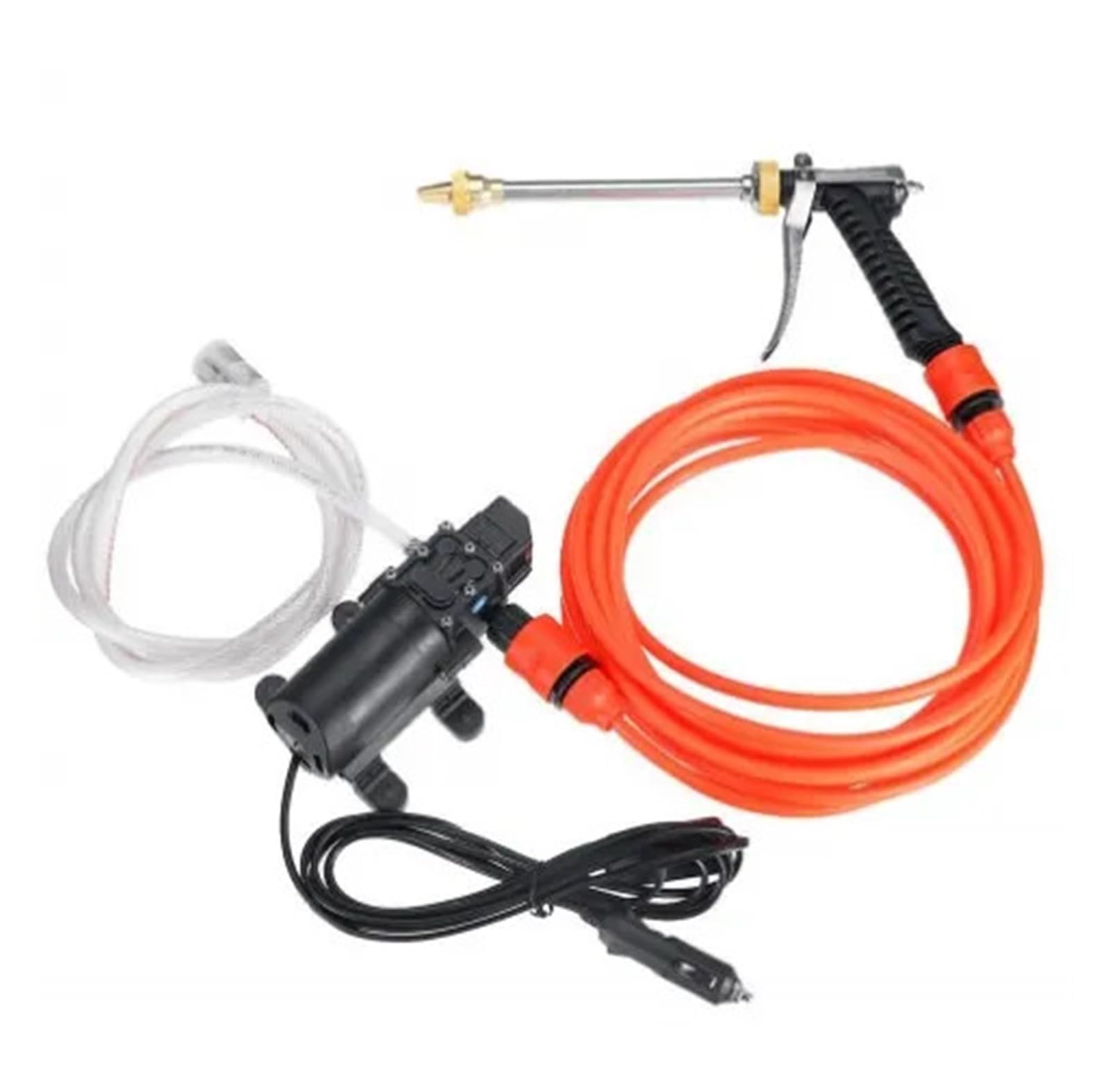 Elektryczny opryskiwacz ogrodowy, 12V pompa myjni samochodowej myjka elektryczna wysokociśnieniowa samochodu, zestaw pompy myjącej przenośna pralka samochodowa zestaw do czyszczenia spryskiwacz