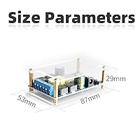 Vista 3 de DAMGOO Bluetooth Amplifier Board,50w+50w 2 Channel Audio Amplifier Board Suitable for retrofit Speakers Bluetooth Speakers,Easy Installation and