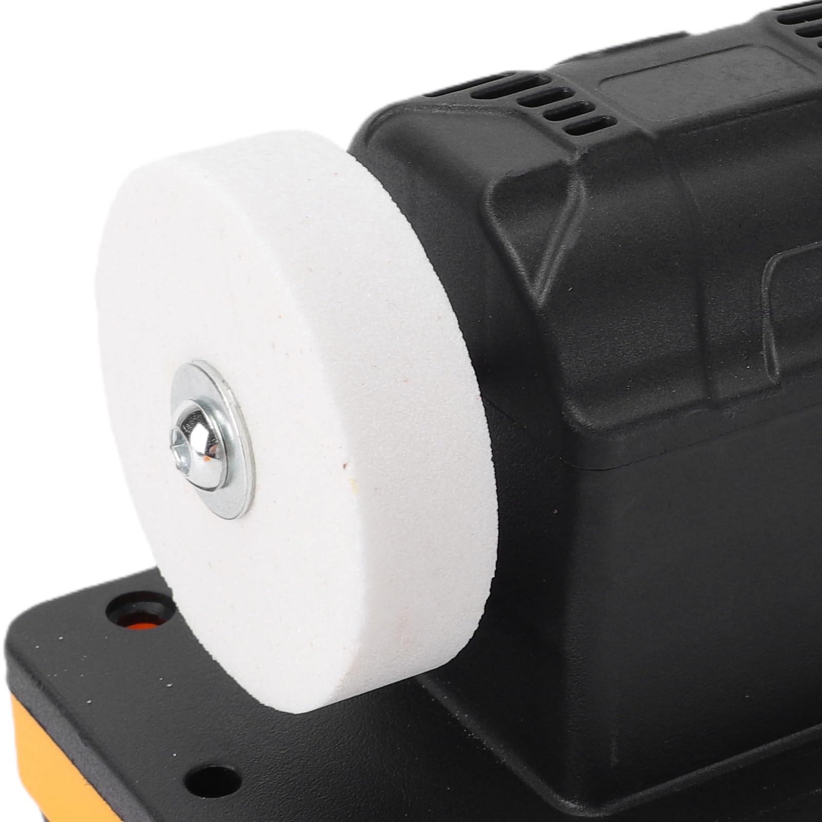 Asixxsix Mini Touret à Meuler, Affûteuse électrique de Table sans Fil à Vitesse Variable, 2000-6000 Tr Min, Batterie 20 V Compatible, for Affûtage D Outils et élimination