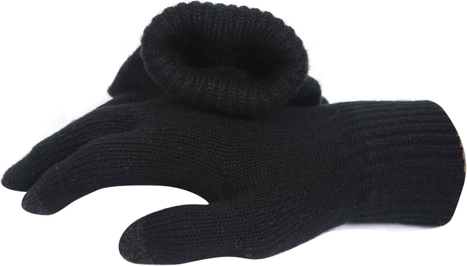 Heat Logic Unisex Thermal Knitted Winter Gloves, Touchscreen Compatible Cold Weather Warm Gloves for Men & Women, Pack of 2 - Image 6