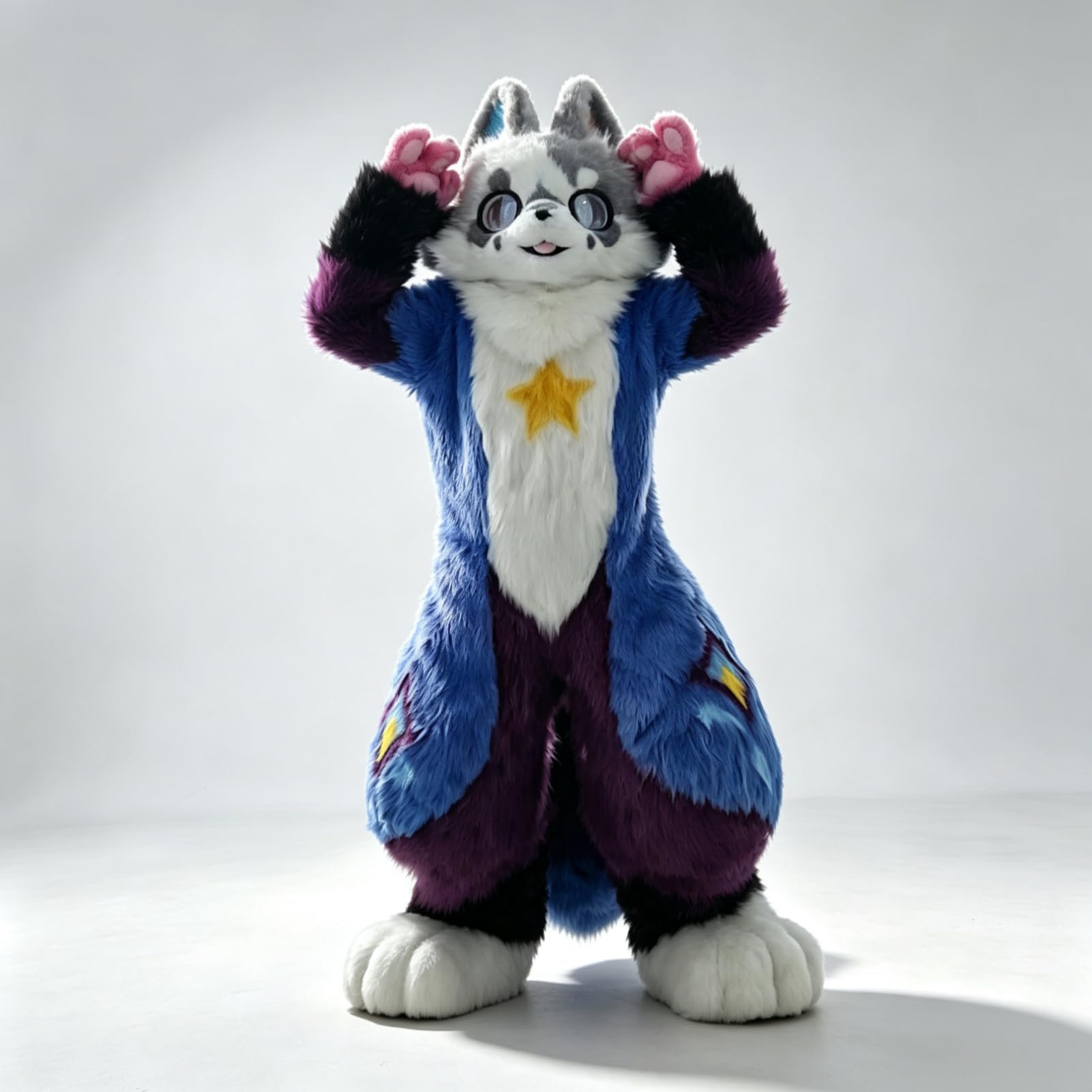 Furry Fursuit pełny kostium maskotki realistyczny strój cosplay | Dostępny w wielu kolorach z możliwością dostosowania rozmiarów. Idealny na imprezy, karnawały, pokazy cosplay i spotkania fur