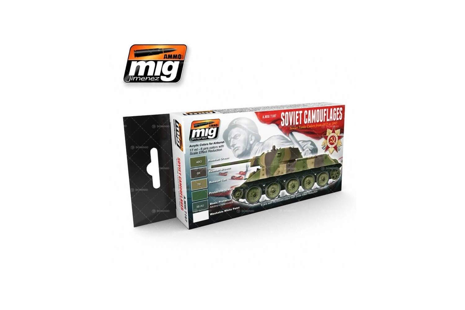 Amazon.com: Ammo MIG-7107 Soviet Tanks Colors from 1935 to 1945