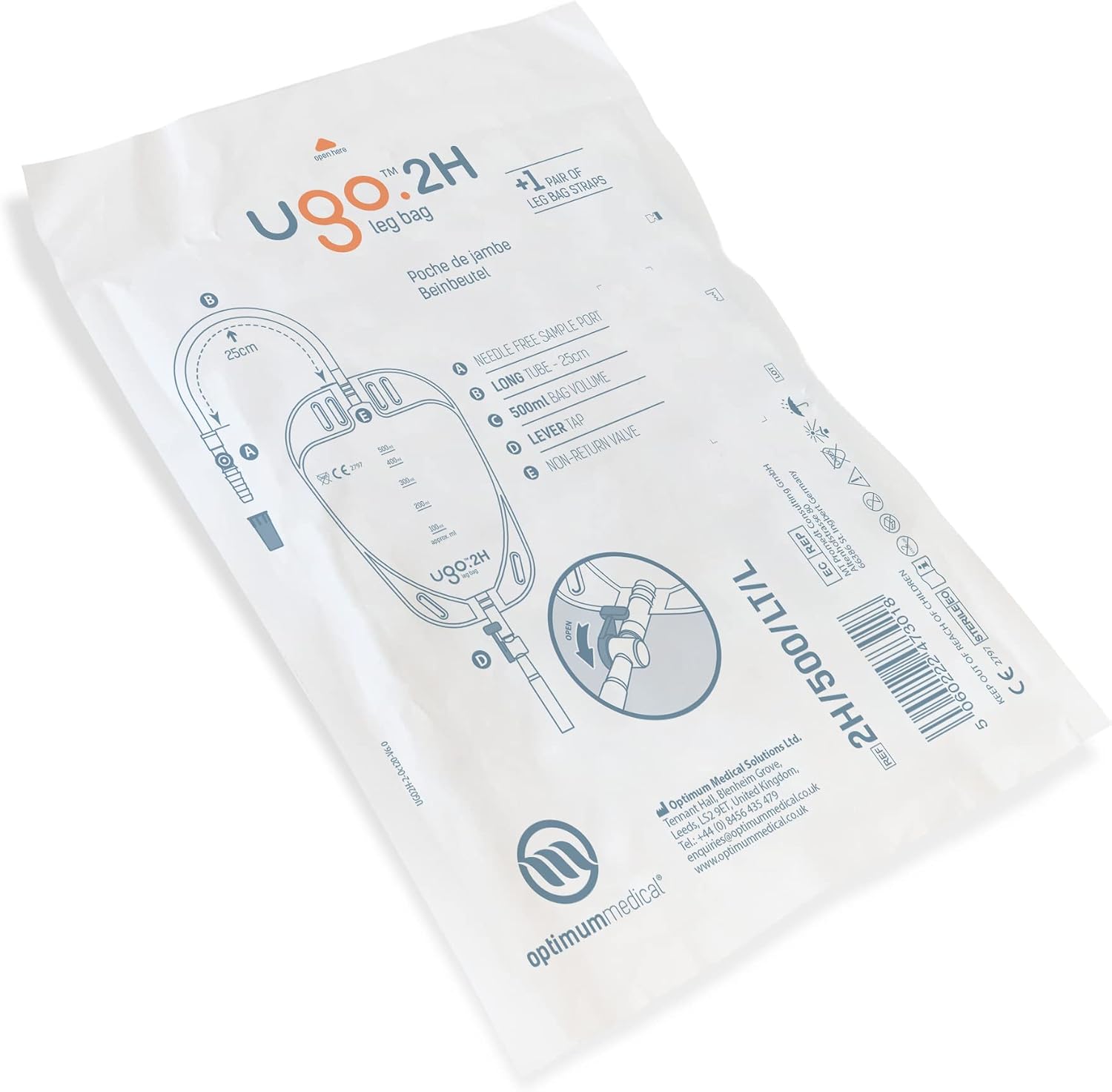 Ugo Leg Bags (x10), Urine Drainage Bags/Catheter Leg Bags - Image 4