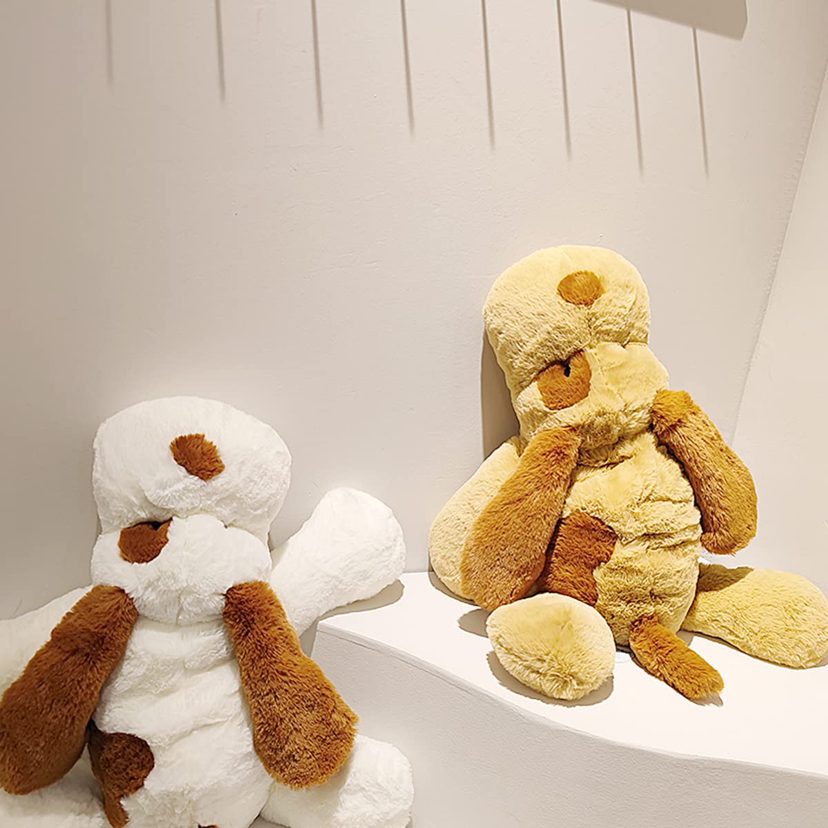 Soft Stuffed Animal Dog Plush Pillow: Yellow Large Dog Hugging Pillow Animals Toy Cute Huge Sleeping Plushie for Home Decor Gift for Girls Boys Kids Birthday,Valentine,Christmas?19.6in?