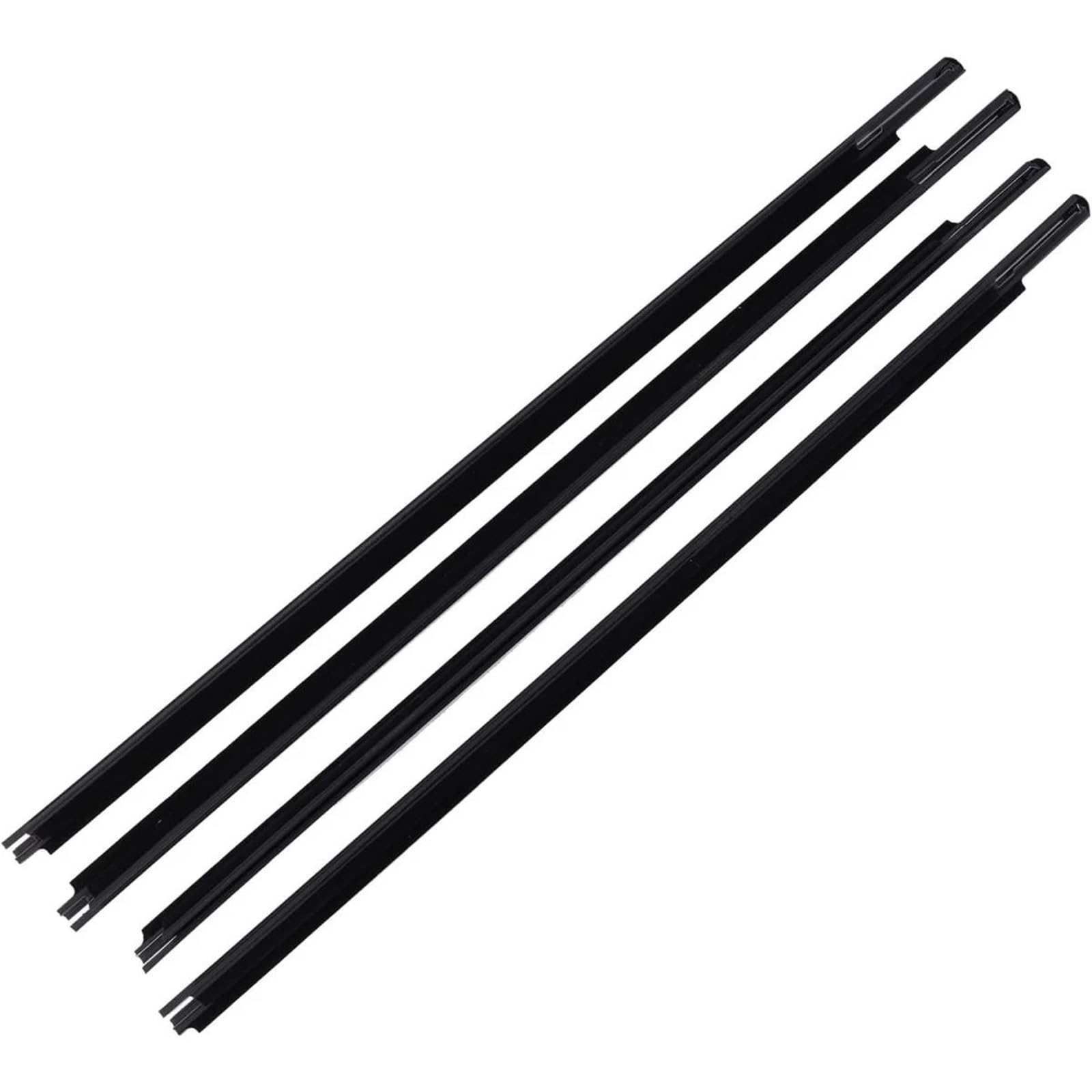 Trfbd One Color 4Pcs Car Window Weatherstrip For Toyota For Camry 1997-2001 Moulding Trim 75720-33040 75710-33040 Rubber