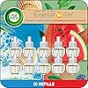 Air Wick Plug in Scented Oil Refill, 10ct, Calming Sea Spray Breeze & Fresh Watermelon, Air Freshener, Essential Oils