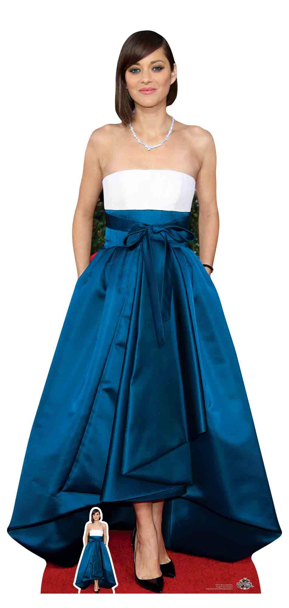 Lifesize Cardboard Cutout with Free Desktop Cutout of Marion Cotillard 170cm Tall