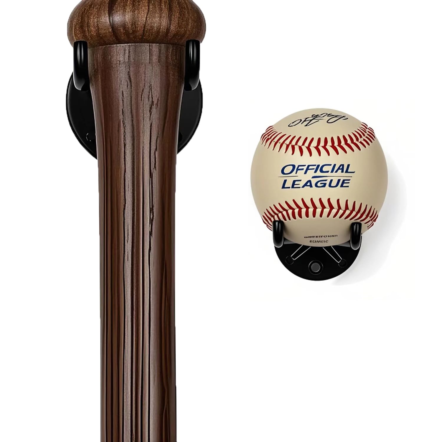 Snapklik.com : Sport Baseball Bat & Ball Wall Display, Baseball Holder ...