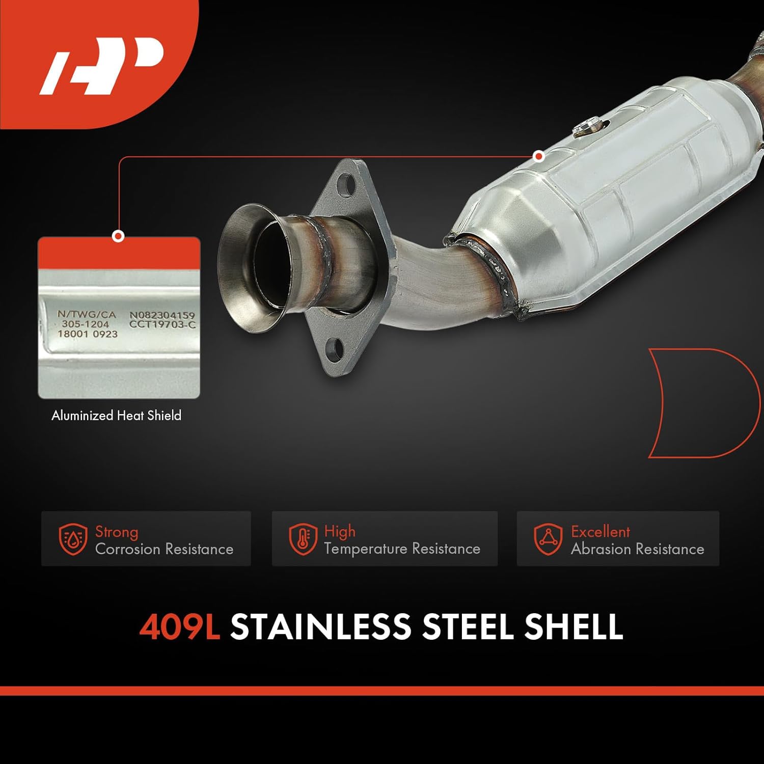 A-Premium Left and Right 2-PC Catalytic Converter Direct-Fit Compatible with Dodge Charger 2011-2014 3.6L, Challenger 2011-2014 3.6L & Chrysler 300 2011-2014 3.6L, EPA Compliant