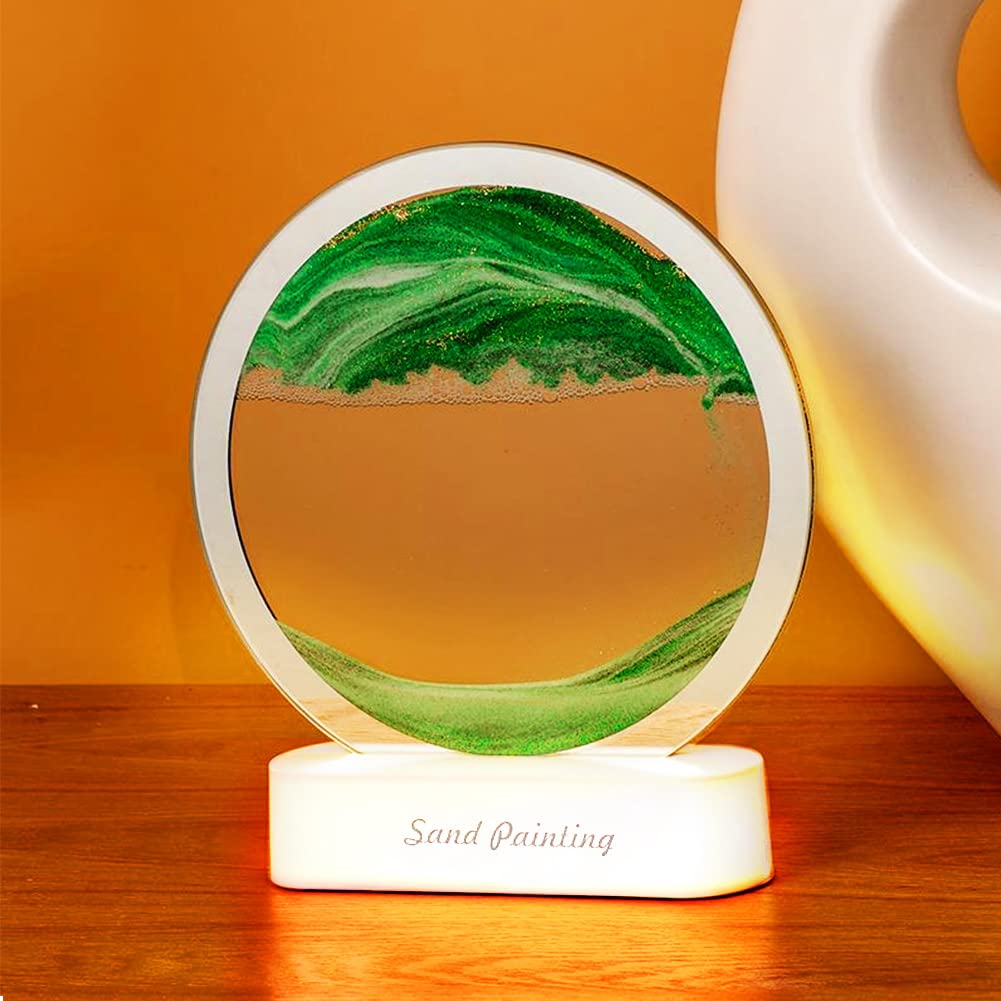 Peinture Sable Qui Coule, Images Sable Rotatives 3D Dynamiques