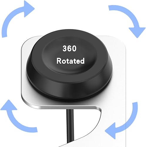 Miniatura 6 de MOTONG Compatible con Huawei Watch GT4 USB de carga, cables de carga USB de repuesto con soporte de base de escritorio compatible con Huawei Watch