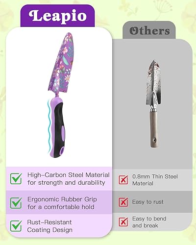 Miniatura 5 de Calendario de Adviento de regalos de jardinería 2025 para mujer, juego de herramientas manuales de jardín de 12 piezas con bolsa de almacenamiento