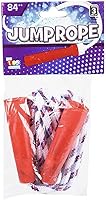 Vista 4 de Cuerdas de saltar duraderas para niños, nailon con asas de plástico, actividades de salto en interiores y exteriores, recuerdos de fiesta, 84