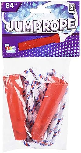 Miniatura 4 de Cuerdas de saltar duraderas para niños, nailon con asas de plástico, actividades de salto en interiores y exteriores, recuerdos de fiesta, 84