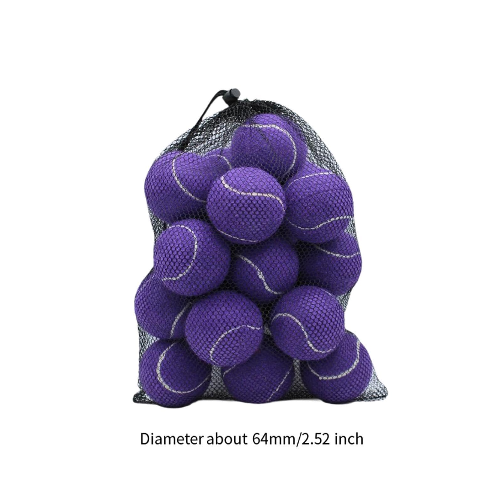 20 Tennisbälle, Trainingsbälle, 64 Mm Durchmesser, Elastische Bälle, Verschleißfest, für Tennisbegeisterte