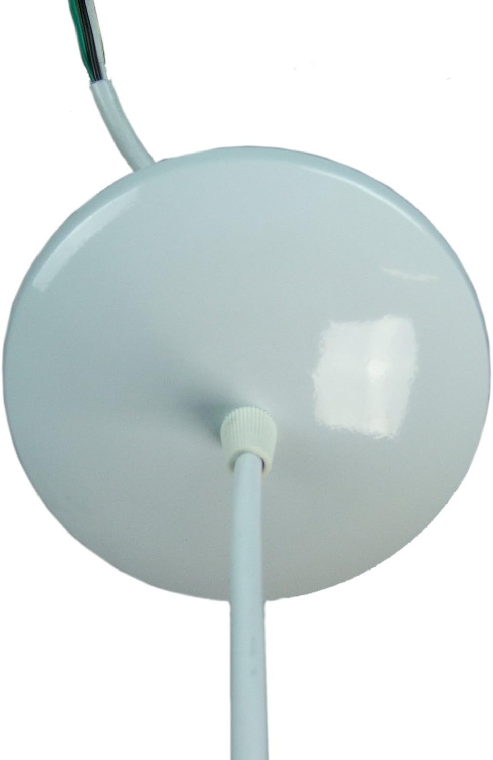 Canopy Kit White - Convert Your Plug in Swag to a hardwire Pendant Light