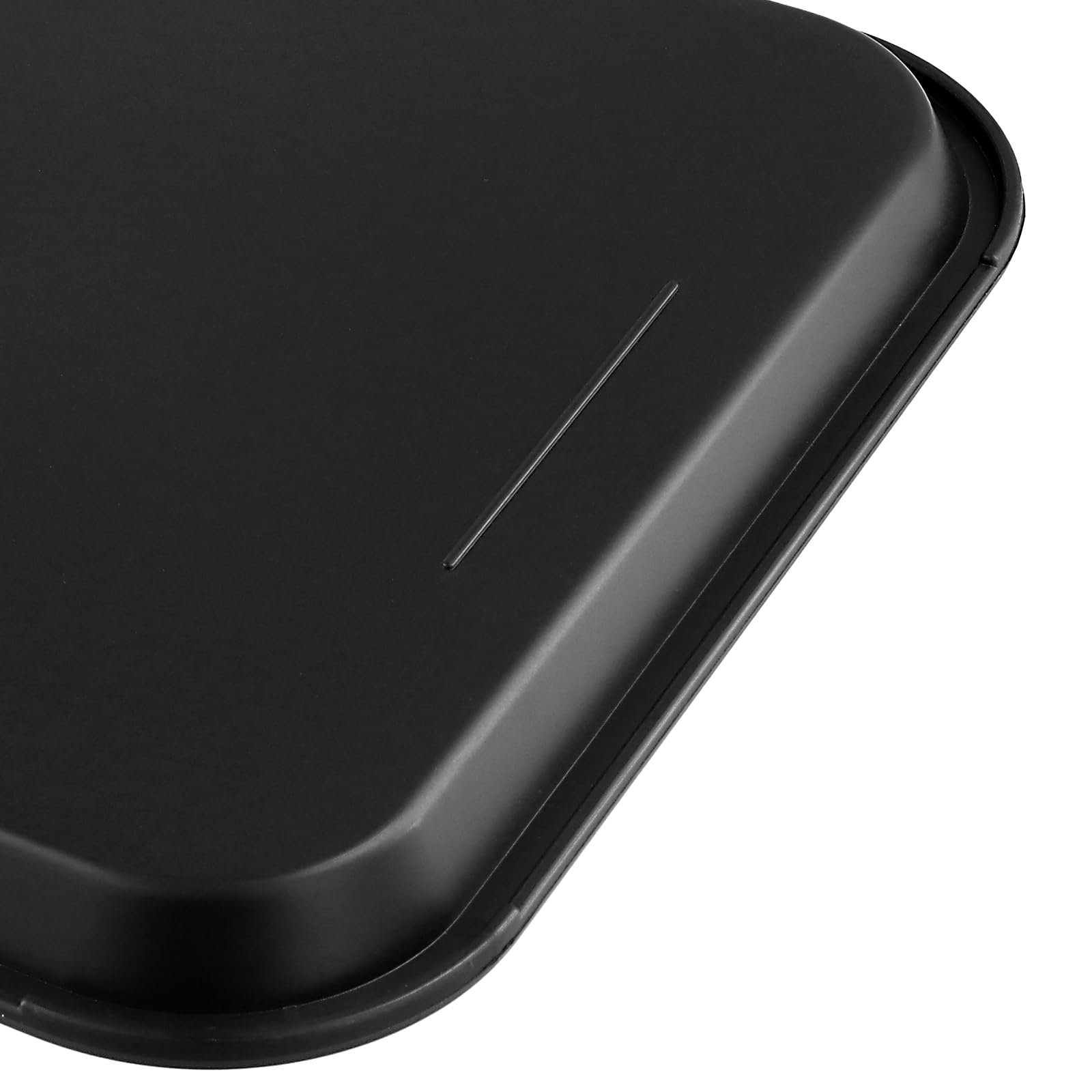 SOUJAP 15 bandejas de comida rápida negras de 35 x 27 cm, bandejas rectangulares de 13.8 x 10.6 pulgadas, bandeja de plástico para servicio de alimentos, para cafetería, restaurante